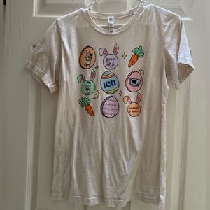 ICU Nurse Easter Themed Bella Canvas Cream Tee | Size Small